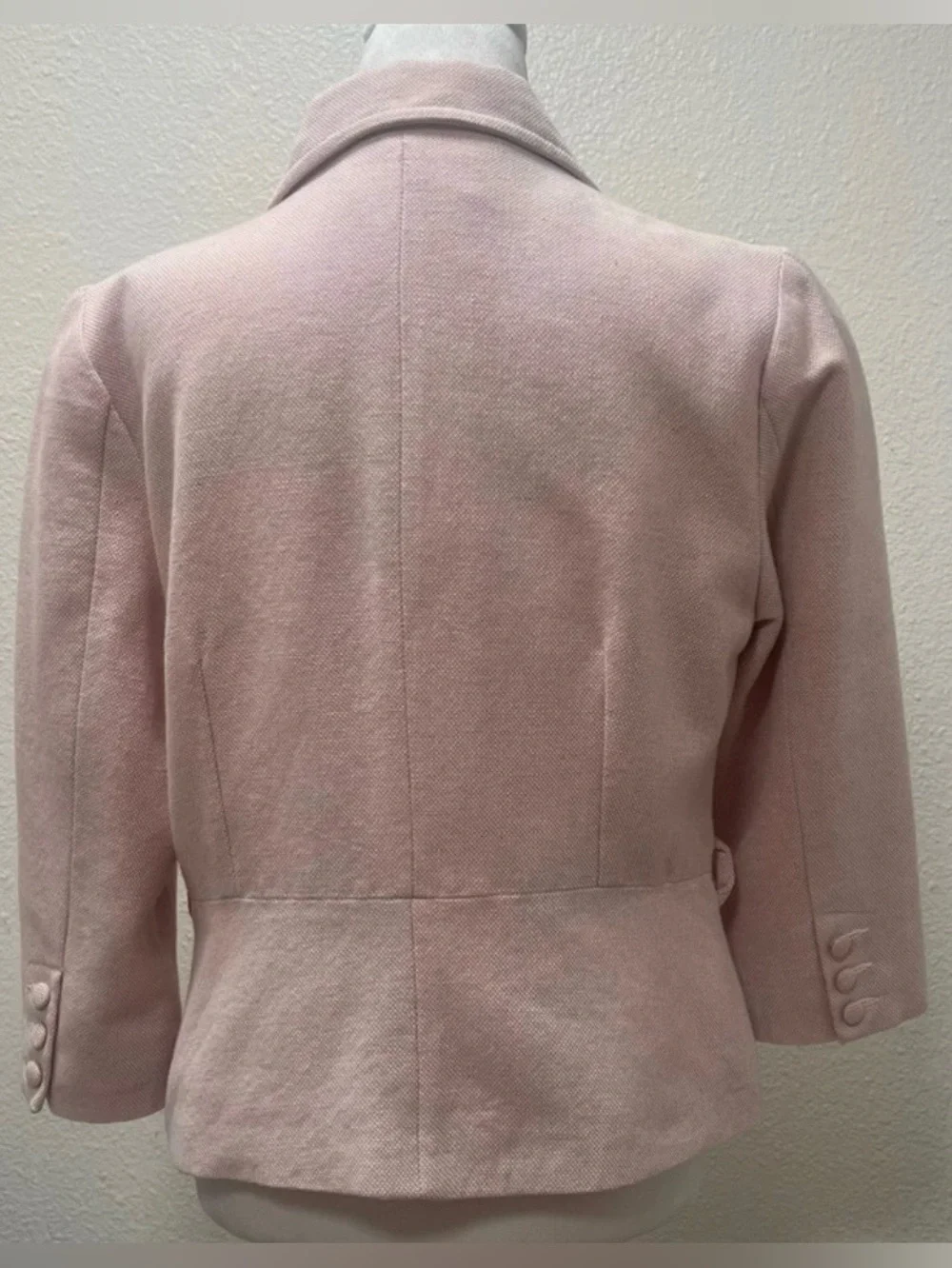 Old Navy Blush Pink Tailored Button Front Blazer L